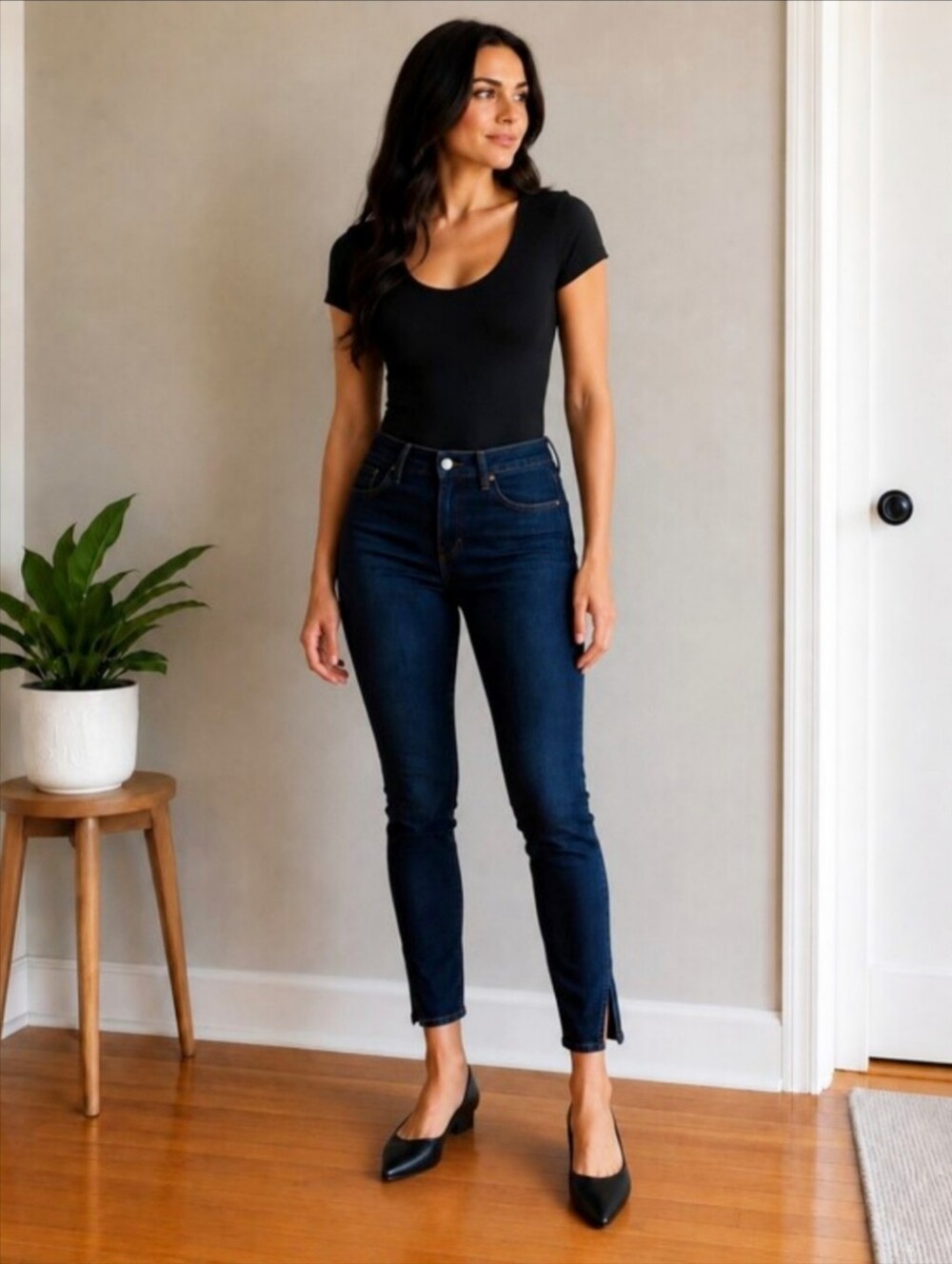 AG Adriano Goldschmied Farrah Skinny Ankle Jeans Women's 28R Dark Wash